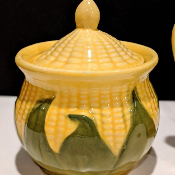 Shawnee “Corn Queen” Ceramic Sugar Bowl and Creamer Set - Picture 4 of 8